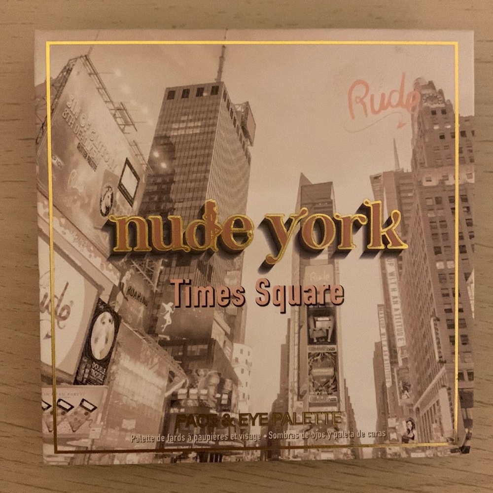 Rude Nude York Times Square Face and Eye Palette